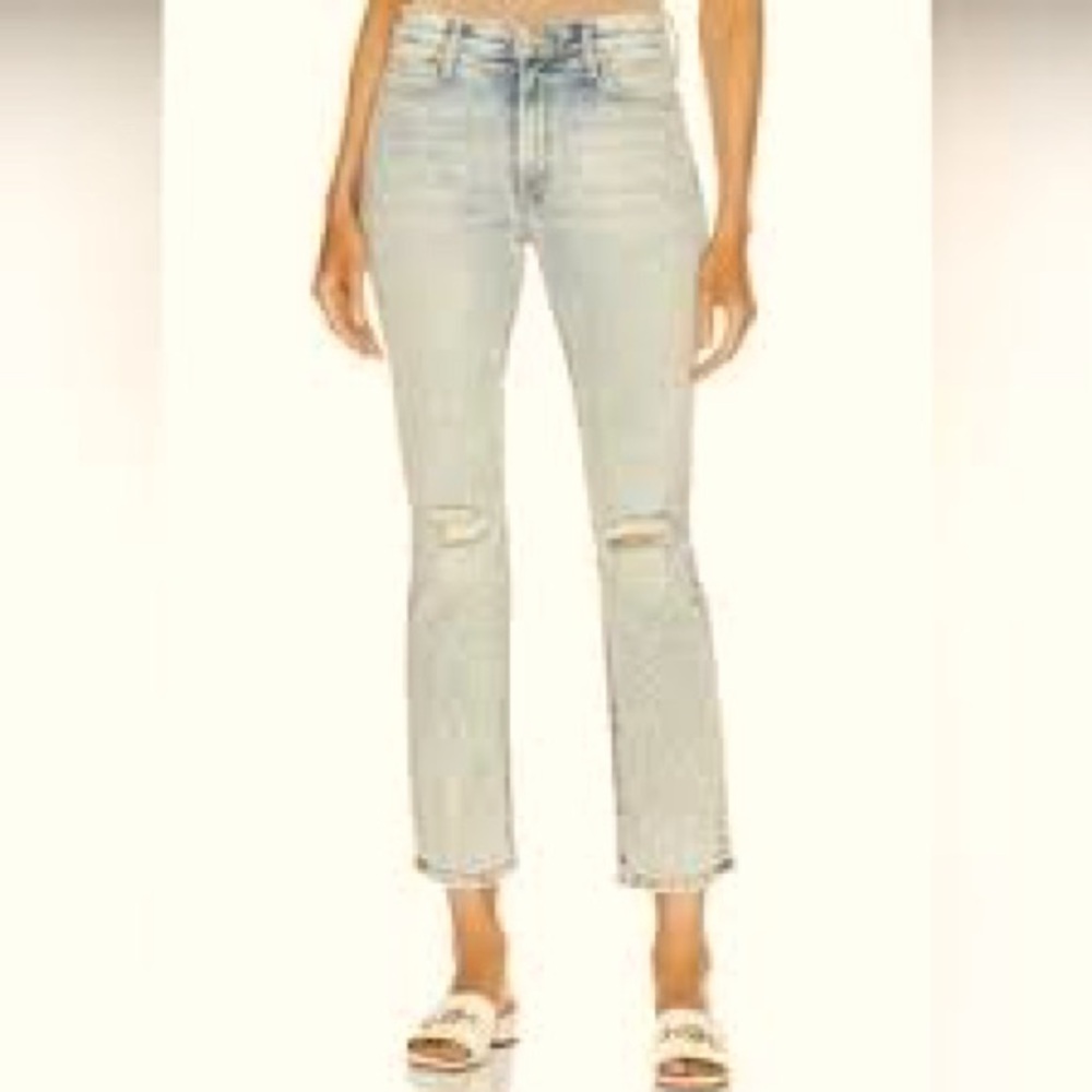 MOTHER The Mid Rise Dazzler Ankle Super Skinny”Marrakech Night”Denim Jeans